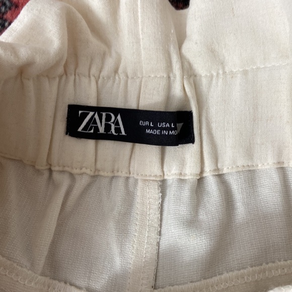 Zara Paperbag Waist Shorts with Oversized Pockets - Picture 5 of 7
